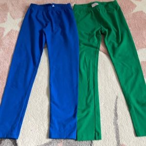 BNWOT Hanna Andersson- 2 pairs leggings- size 10/140cm